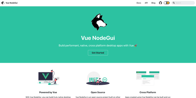 Vue NodeGui